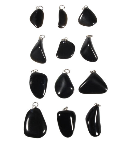 Obsidiaan (zwart) hanger Obsidiaan (zwart) hanger
