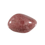 Aardbeienkwarts steen getrommeld 5 - 10 gram Aardbeienkwarts steen getrommeld 5 - 10 gram