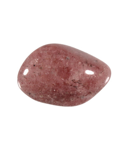 Aardbeienkwarts steen getrommeld 5 - 10 gram Aardbeienkwarts steen getrommeld 5 - 10 gram