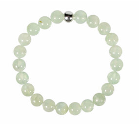Prehniet armband 20 cm | 8 mm kralen Prehniet armband 20 cm | 8 mm kralen