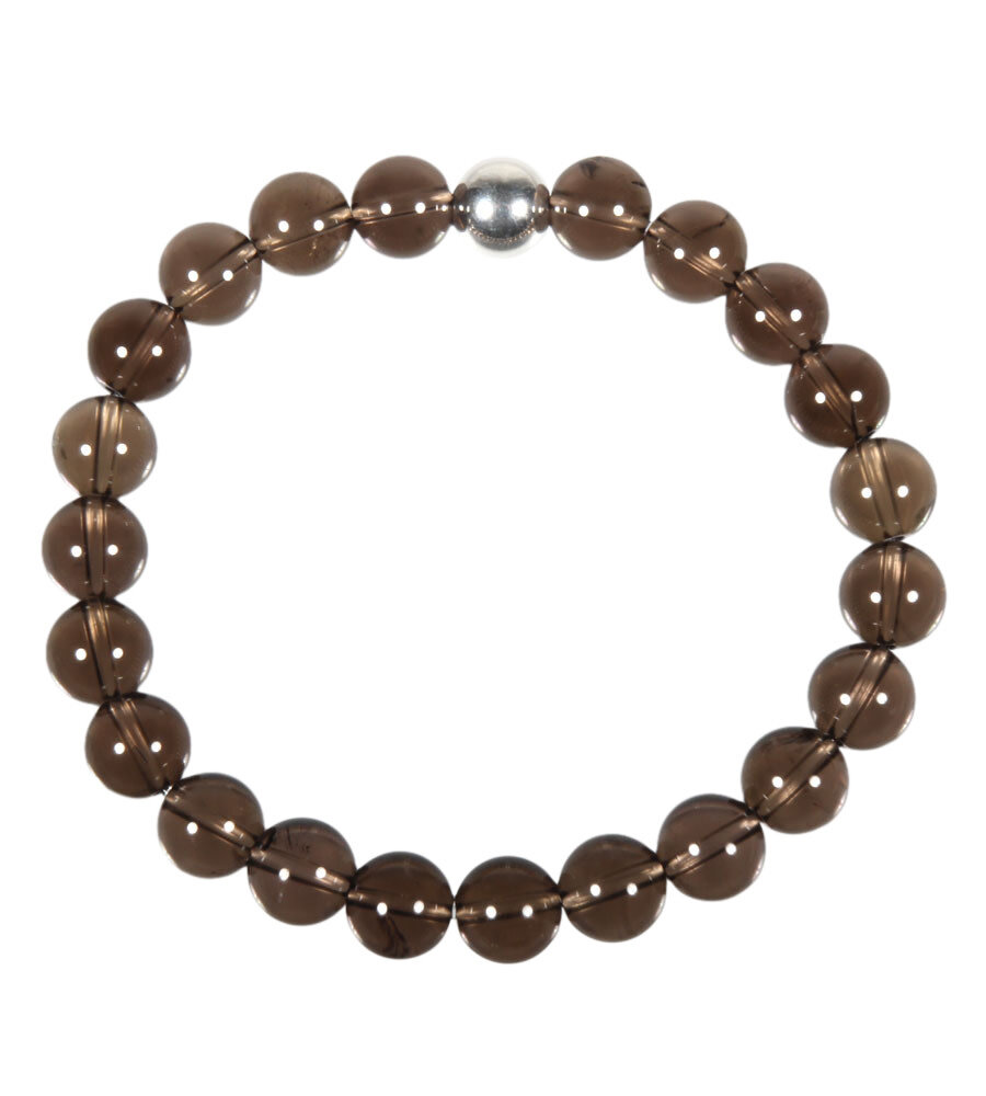 Rookkwarts armband 20 cm | 8 mm kralen Rookkwarts armband 20 cm | 8 mm kralen