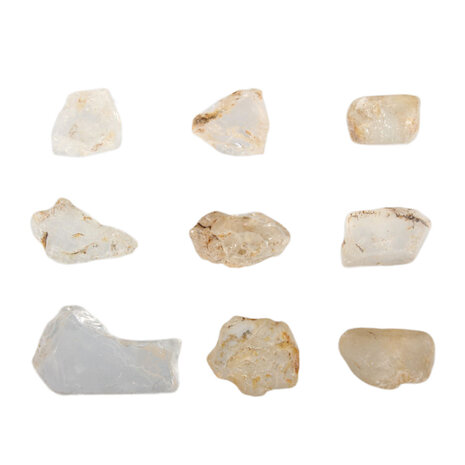 Topaas (wit) ruw 4 - 10 gram