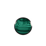 Zilveren ring malachiet maat 18 | rond 1,8 cm Zilveren ring malachiet maat 18 | rond 1,8 cm