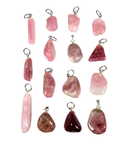 Toermalijn (roze) hanger