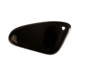 Obsidiaan (zwart) steen getrommeld 1 - 2 gram