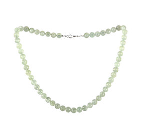 Prehniet ketting 8 mm kralen Prehniet ketting 8 mm kralen