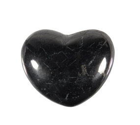 Shungiet edelsteen hart 4 cm Shungiet edelsteen hart 4 cm