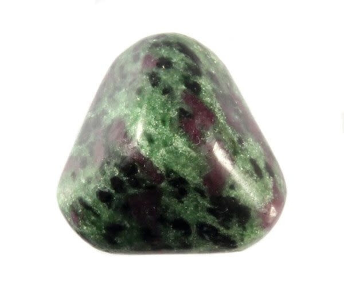 Robijn in zoisiet steen getrommeld 15 - 25 gram