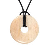 Maansteen hanger donut 3 cm Maansteen hanger donut 3 cm