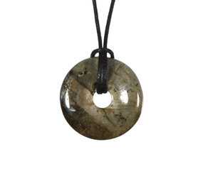 Labradoriet hanger donut 3 cm Labradoriet hanger donut 3 cm