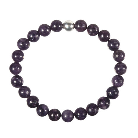 Lepidoliet armband 20 cm | 8 mm kralen Lepidoliet armband 20 cm | 8 mm kralen