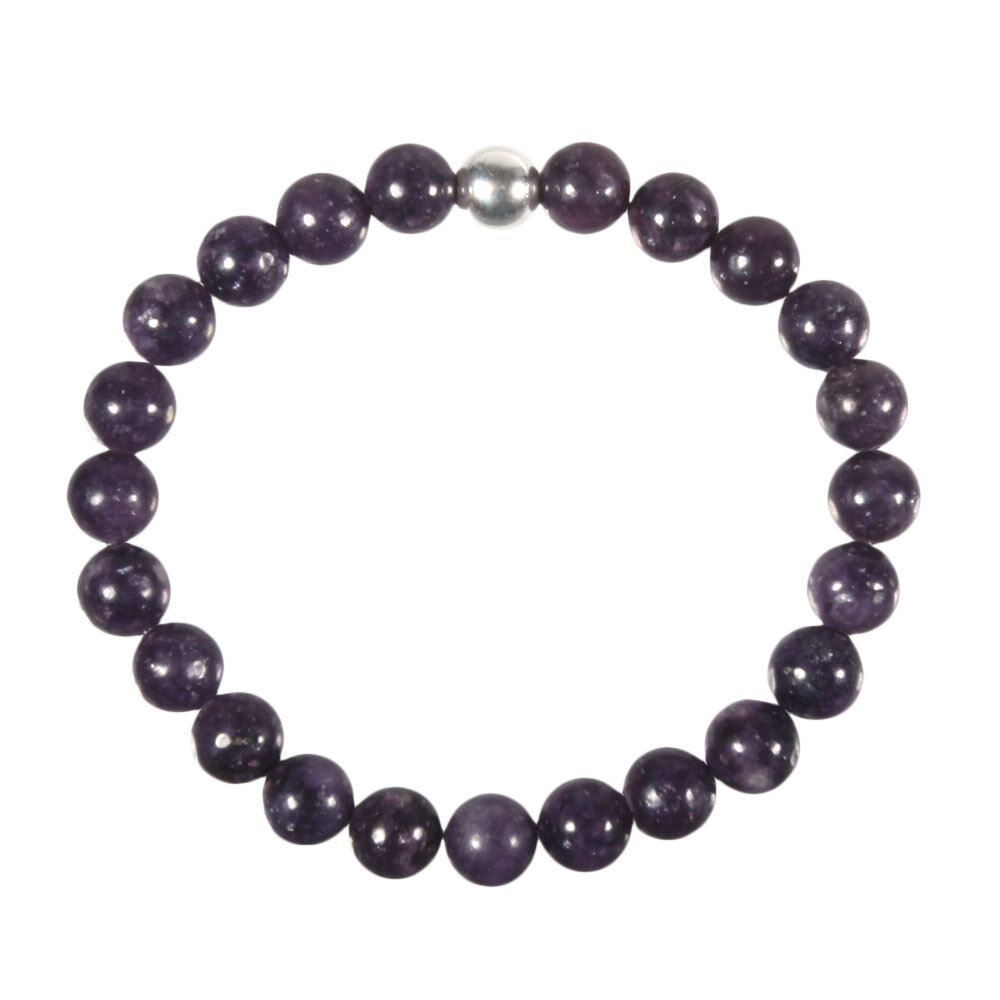 Lepidoliet armband 18 cm | 8 mm kralen Lepidoliet armband 18 cm | 8 mm kralen