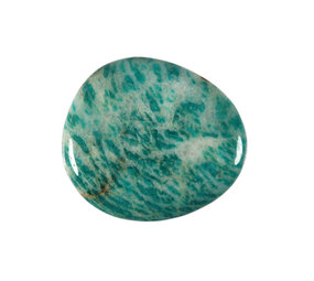 Amazoniet (Russisch) steen plat gepolijst Amazoniet (Russisch) steen plat gepolijst