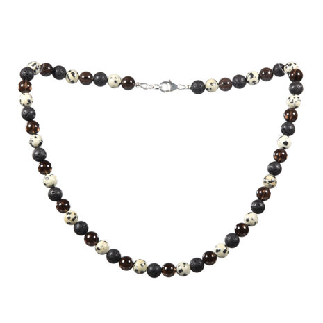 Ketting aarden & reinigen 8 mm kralen Ketting aarden & reinigen 8 mm kralen