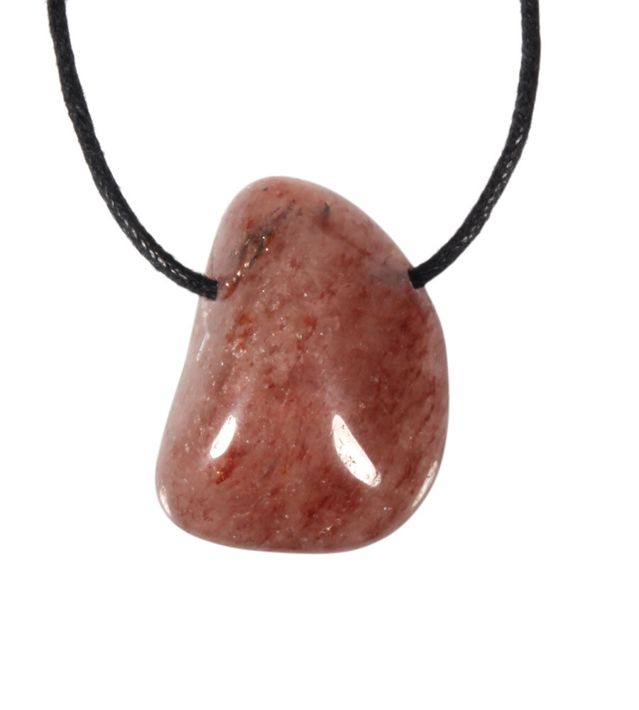 Aventurijn (rood) hanger doorboord Aventurijn (rood) hanger doorboord