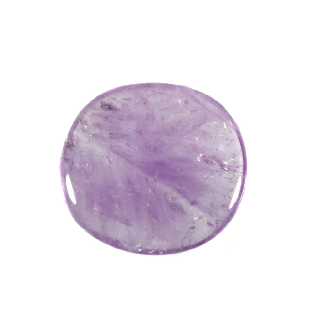 Amethist (licht) steen plat gepolijst Amethist (licht) steen plat gepolijst