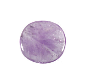 Amethist (licht) steen plat gepolijst Amethist (licht) steen plat gepolijst