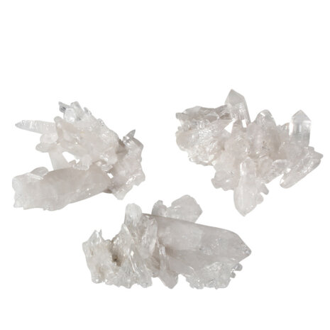 Bergkristal (Arkansas) cluster 100 - 200 gram