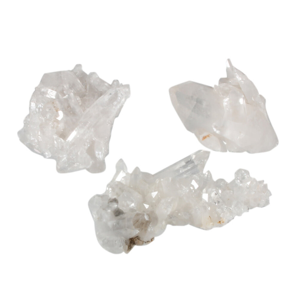 Bergkristal (Arkansas) cluster 100 - 200 gram