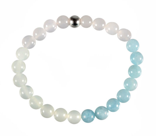 Armband sterrenbeeld tweelingen 18 cm | 8 mm kralen Armband sterrenbeeld tweelingen 18 cm | 8 mm kralen