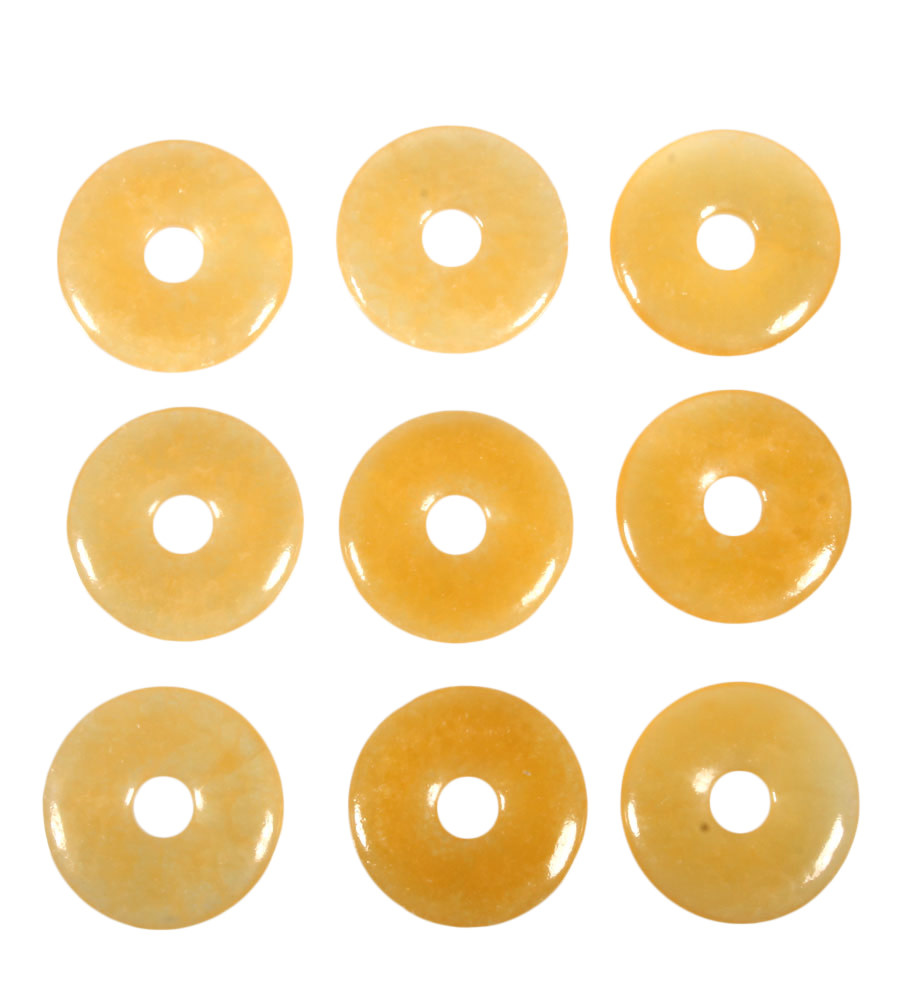 Calciet (oranje) hanger donut 3 cm