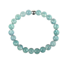 Fluoriet (groen/blauw) armband 18 cm | 8 mm kralen Fluoriet (groen/blauw) armband 18 cm | 8 mm kralen