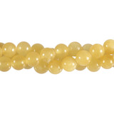 Calciet (oranje/geel) kralen rond 8 mm (streng van 40 cm) Calciet (oranje/geel) kralen rond 8 mm (streng van 40 cm)