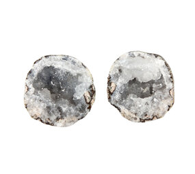 Chalcedoon geode paar 50 - 150 gram Chalcedoon geode paar 50 - 150 gram