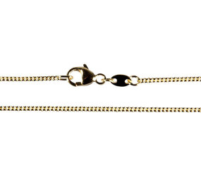 Gouden (14k) ketting gourmet 40 cm 1,2 mm dik Gouden (14k) ketting gourmet 40 cm 1,2 mm dik