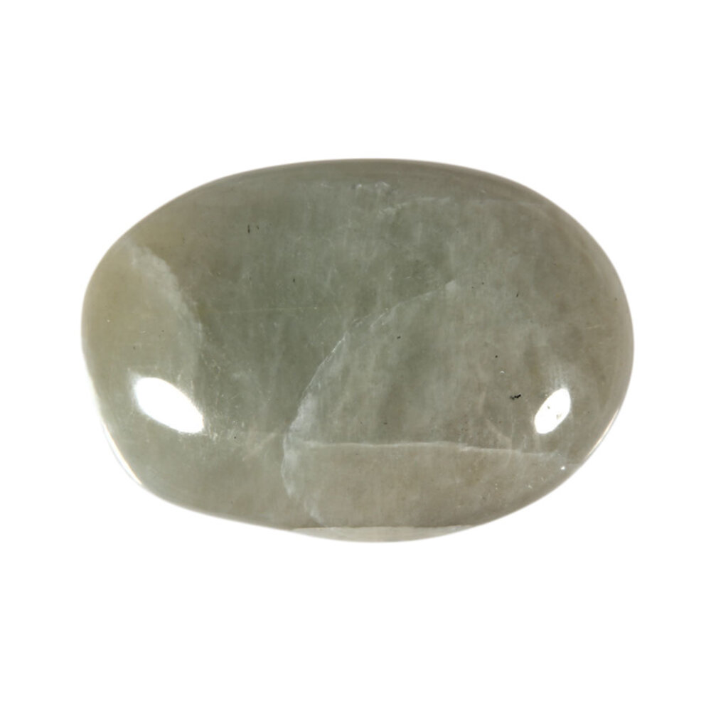 Maansteen (groen) steen plat gepolijst Maansteen (groen) steen plat gepolijst