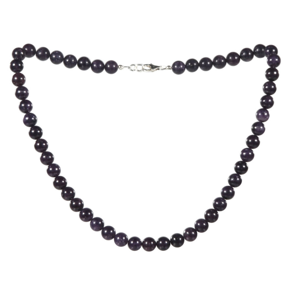 Lepidoliet ketting 8 mm kralen Lepidoliet ketting 8 mm kralen