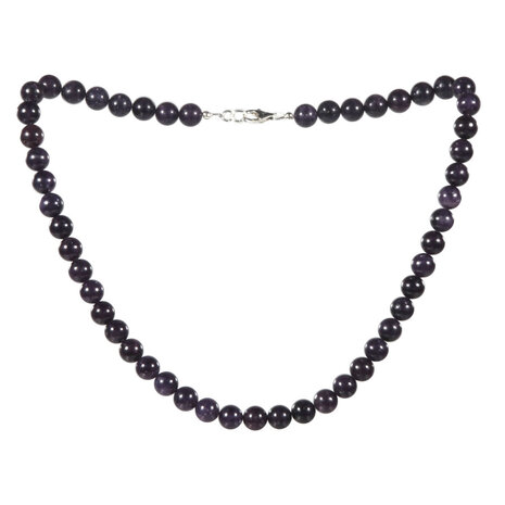 Lepidoliet ketting 8 mm kralen Lepidoliet ketting 8 mm kralen