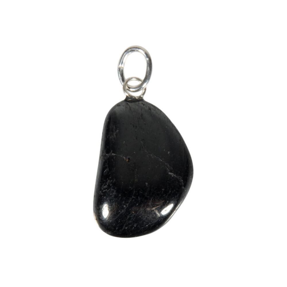 Columbiet hanger met zilveren oogje