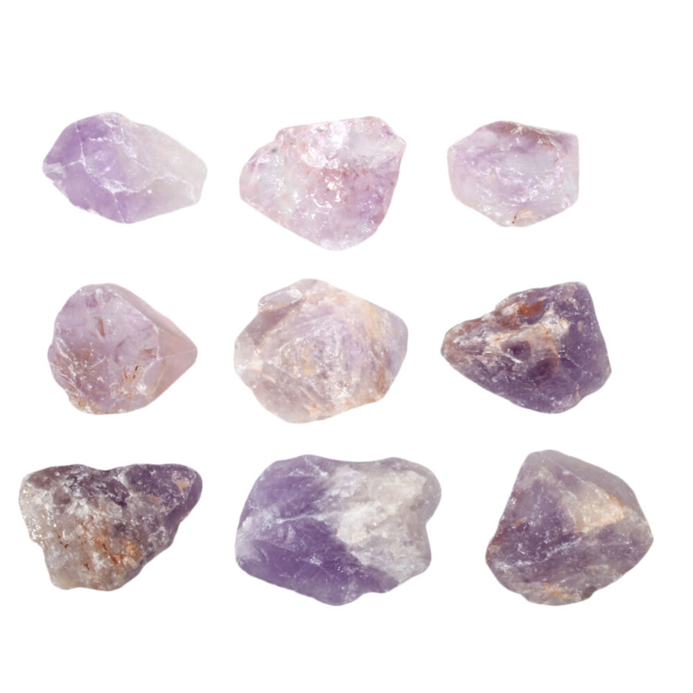 Amethist (licht) ruw 25 - 50 gram Amethist (licht) ruw 25 - 50 gram