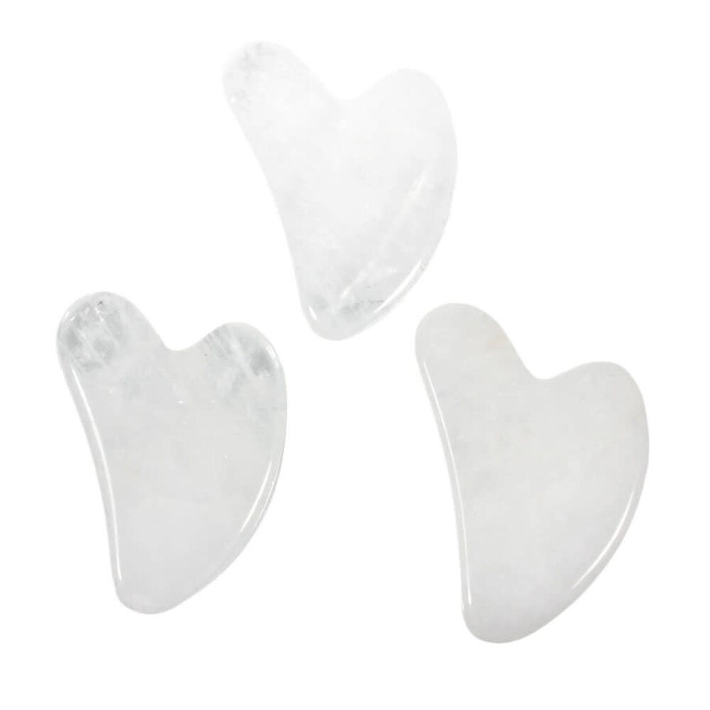 Gua sha massagesteen bergkristal Gua sha massagesteen bergkristal