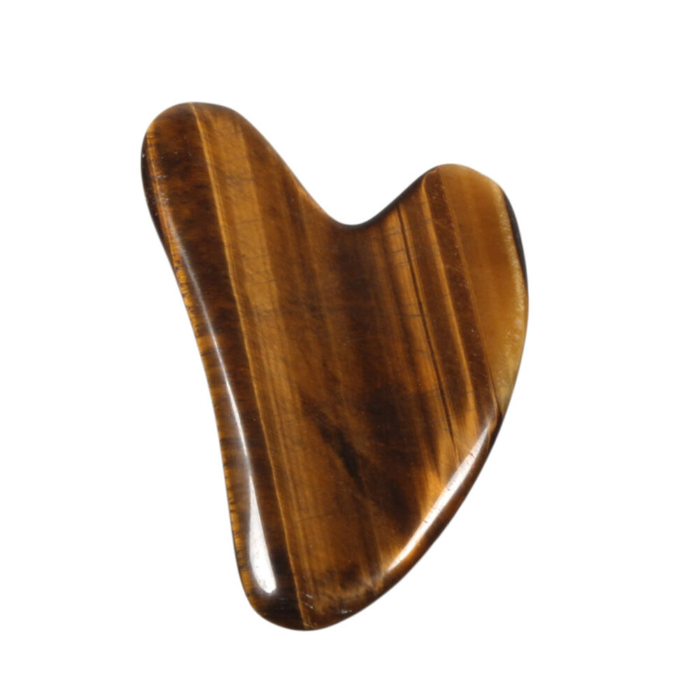 Gua sha massagesteen tijgeroog Gua sha massagesteen tijgeroog