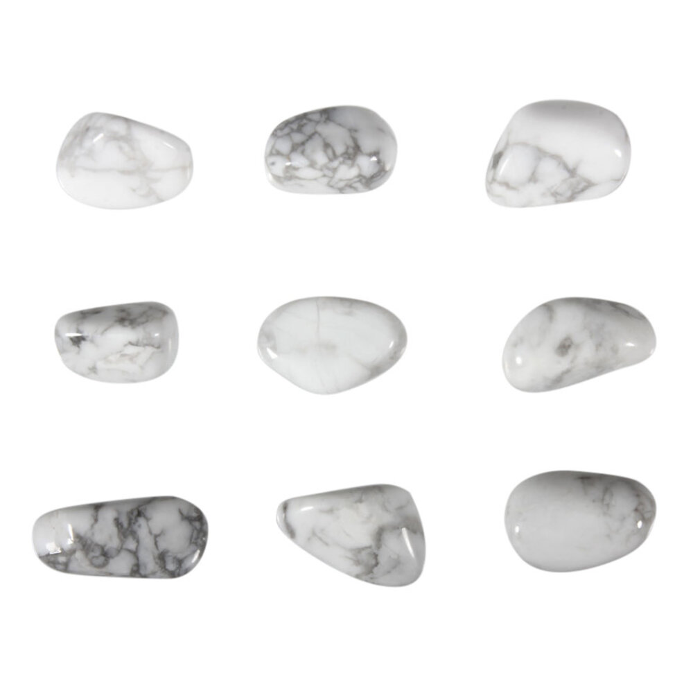 Howliet steen getrommeld 2 - 5 gram Howliet steen getrommeld 2 - 5 gram