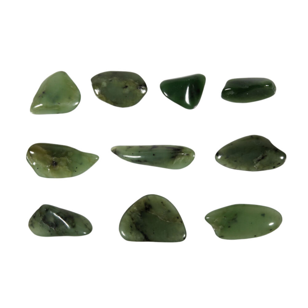 Jade steen getrommeld 2 - 5 gram Jade steen getrommeld 2 - 5 gram