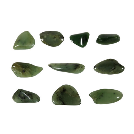 Jade steen getrommeld 2 - 5 gram Jade steen getrommeld 2 - 5 gram