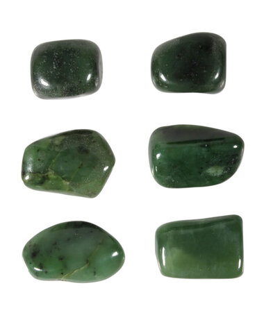 Jade steen getrommeld 20 - 30 gram Jade steen getrommeld 20 - 30 gram