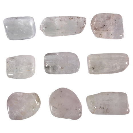 Kunziet steen getrommeld 10 - 20 gram Kunziet steen getrommeld 10 - 20 gram