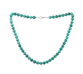 Amazoniet (Russisch) ketting 8 mm kralen