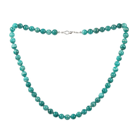Amazoniet (Russisch) ketting 8 mm kralen Amazoniet (Russisch) ketting 8 mm kralen