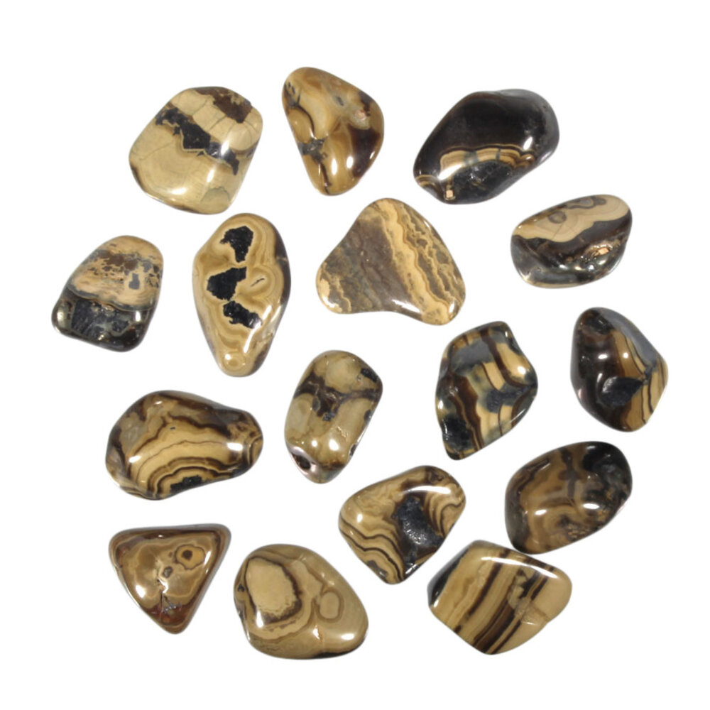 Schalenblende steen getrommeld 5 - 10 gram