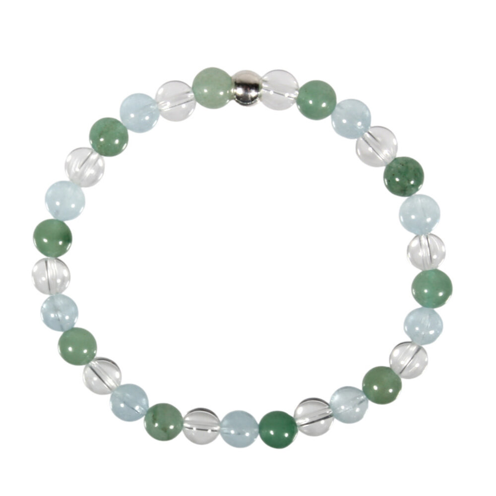 Armband allergie & huid 18 cm | 6 mm kralen Armband allergie & huid 18 cm | 6 mm kralen