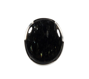 Zilveren ring nuummiet maat 18 | ovaal 2,3 x 1,9 cm Zilveren ring nuummiet maat 18 | ovaal 2,3 x 1,9 cm