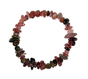 Toermalijn (multi) armband split A-kwaliteit Toermalijn (multi) armband split A-kwaliteit