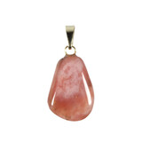 Opaal (Andes) hanger roze met 14k gouden oogje Opaal (Andes) hanger roze met 14k gouden oogje