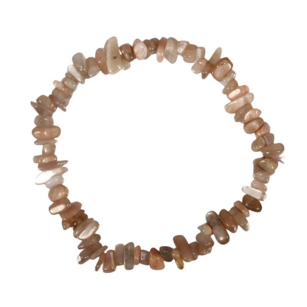 Maansteen (roze) armband split Maansteen (roze) armband split