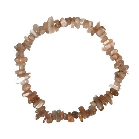 Maansteen (roze) armband split Maansteen (roze) armband split